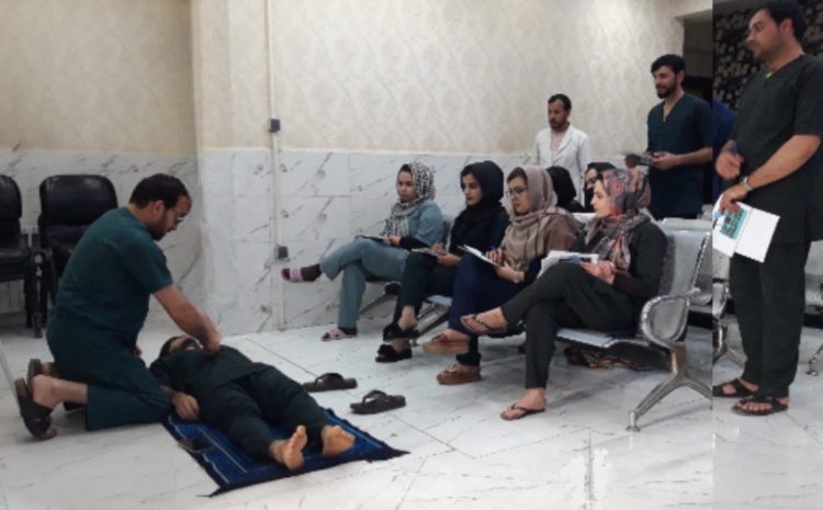  AEH conducted CPR training for medical staff